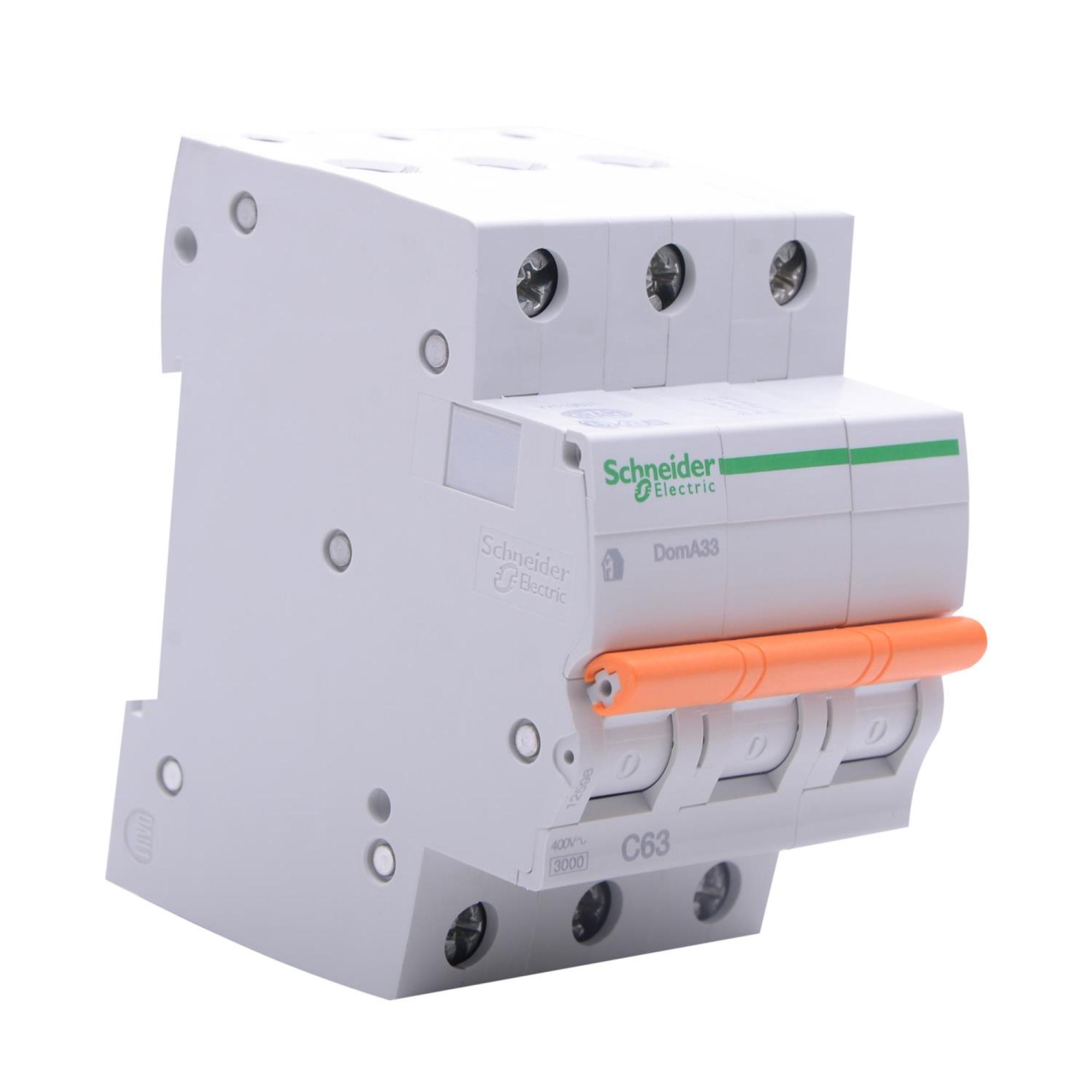 Domae Sicherungsautomat MCB 3kA 3P 63A C SCHNEIDER ELECTRIC