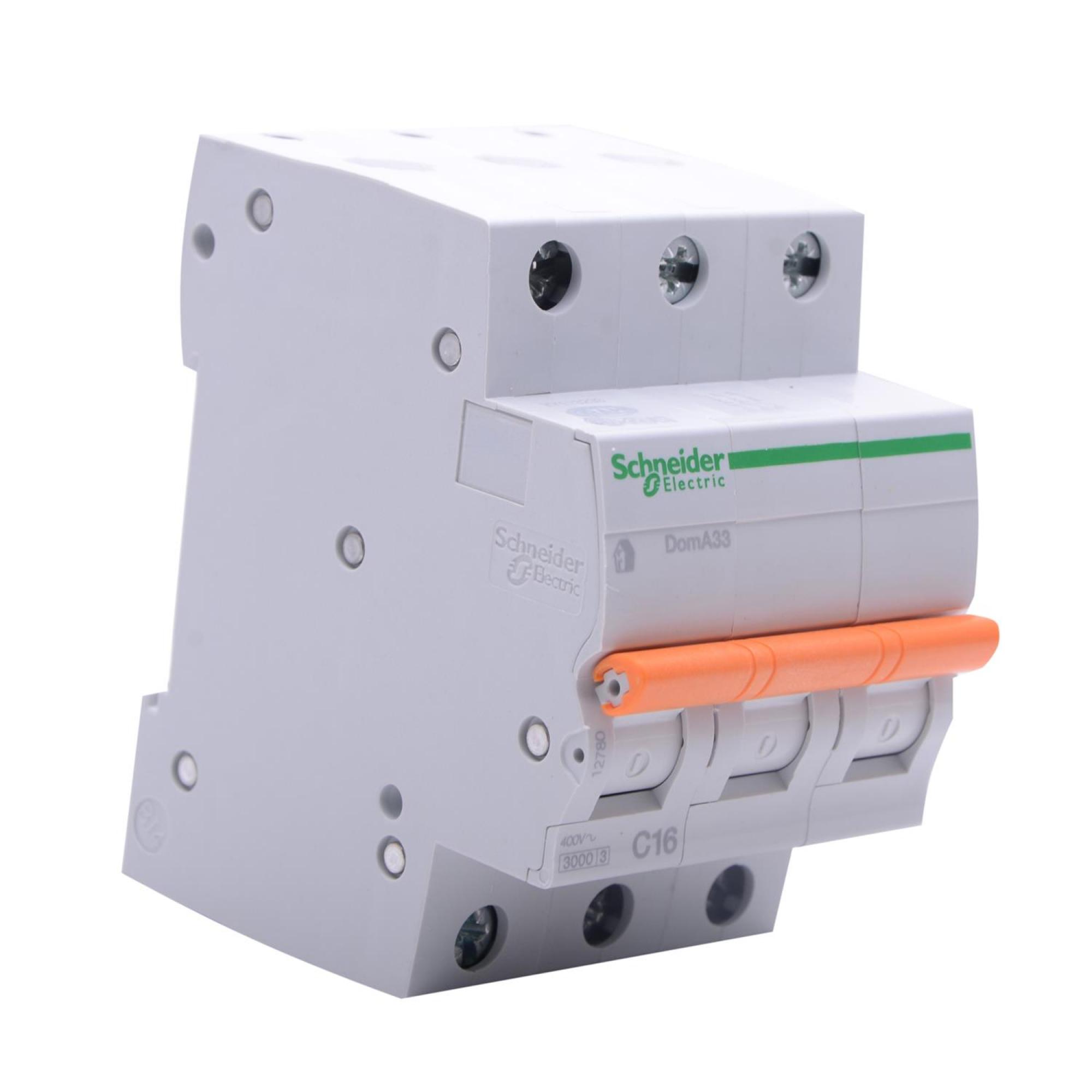 Domae Sicherungsautomat MCB 3kA 3P 16A C SCHNEIDER ELECTRIC