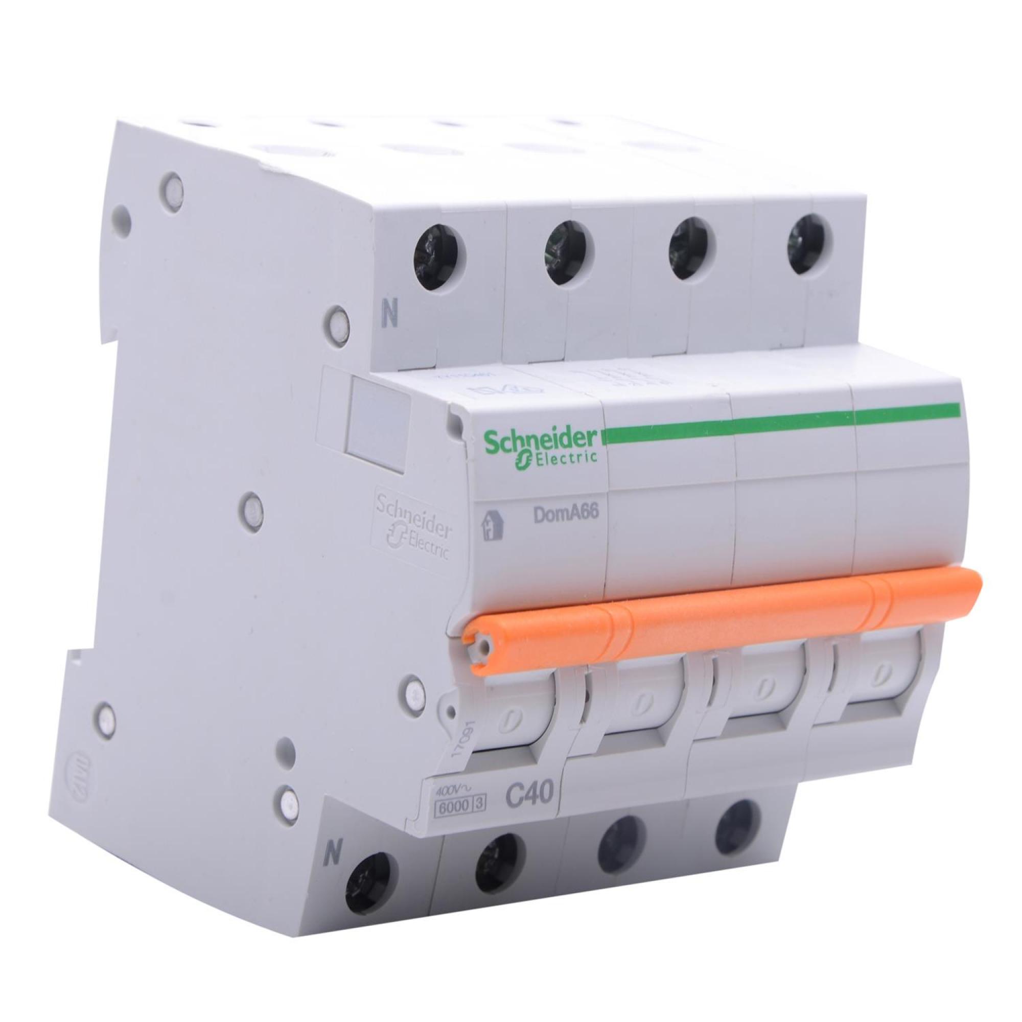 Domae Sicherungsautomat MCB 6kA 3P+N 40A C SCHNEIDER ELECTRIC