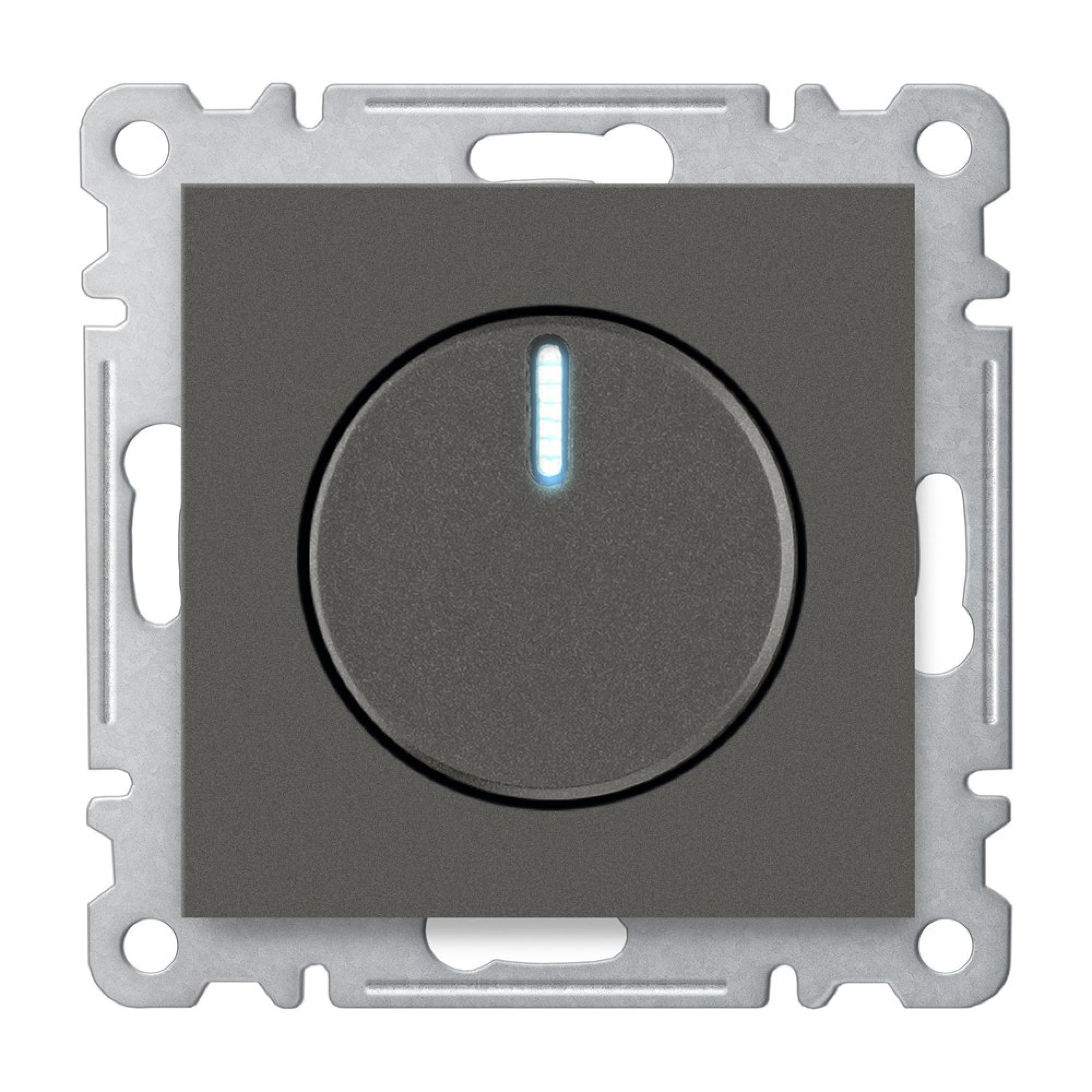 DREHDIMMER 1-10V 4A 1000W ( Einsatz + Drehscheibe ) KAREA Anthrazit