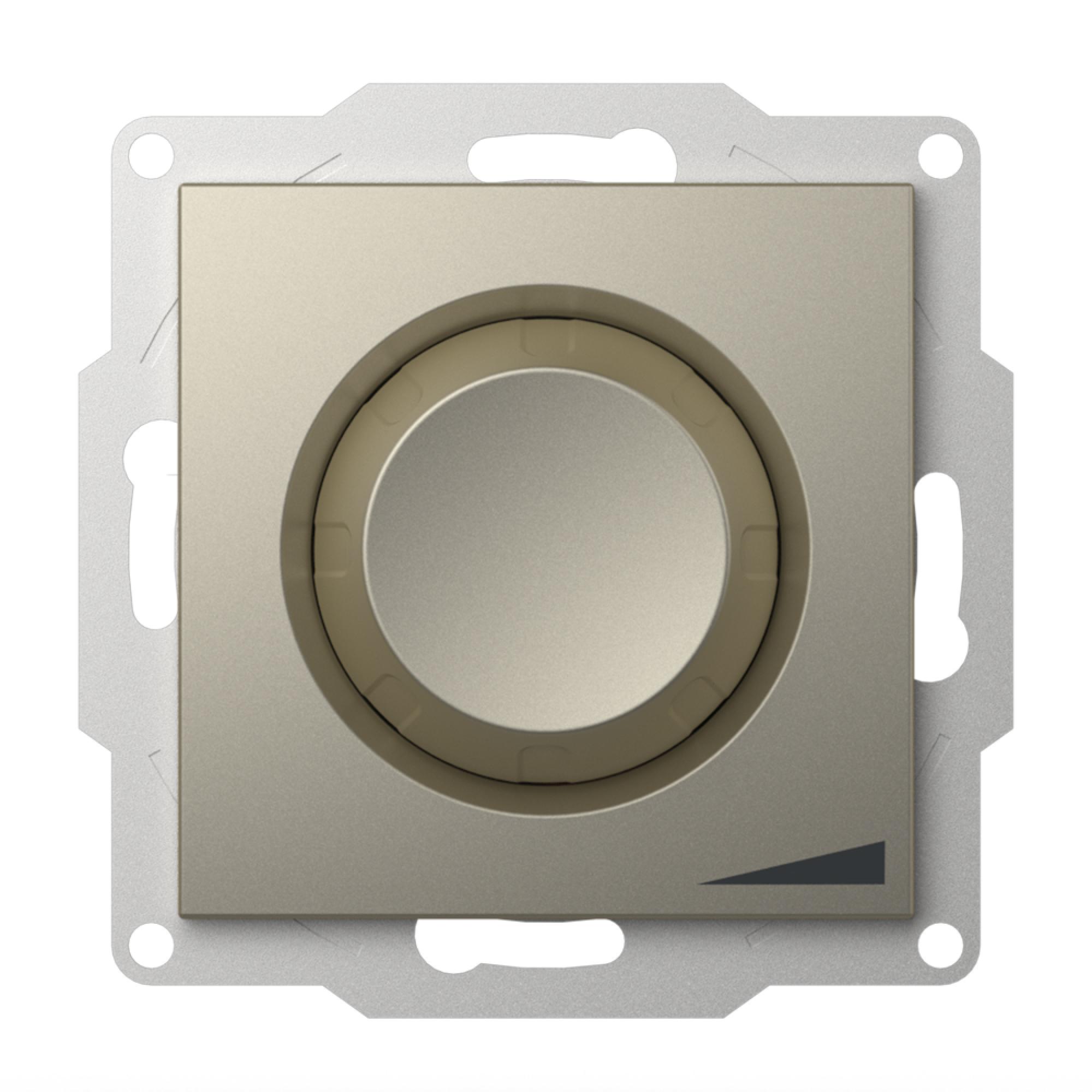 DREHDIMMER 800 WATT (Einsatz + Drehscheibe) ZENA Titanium