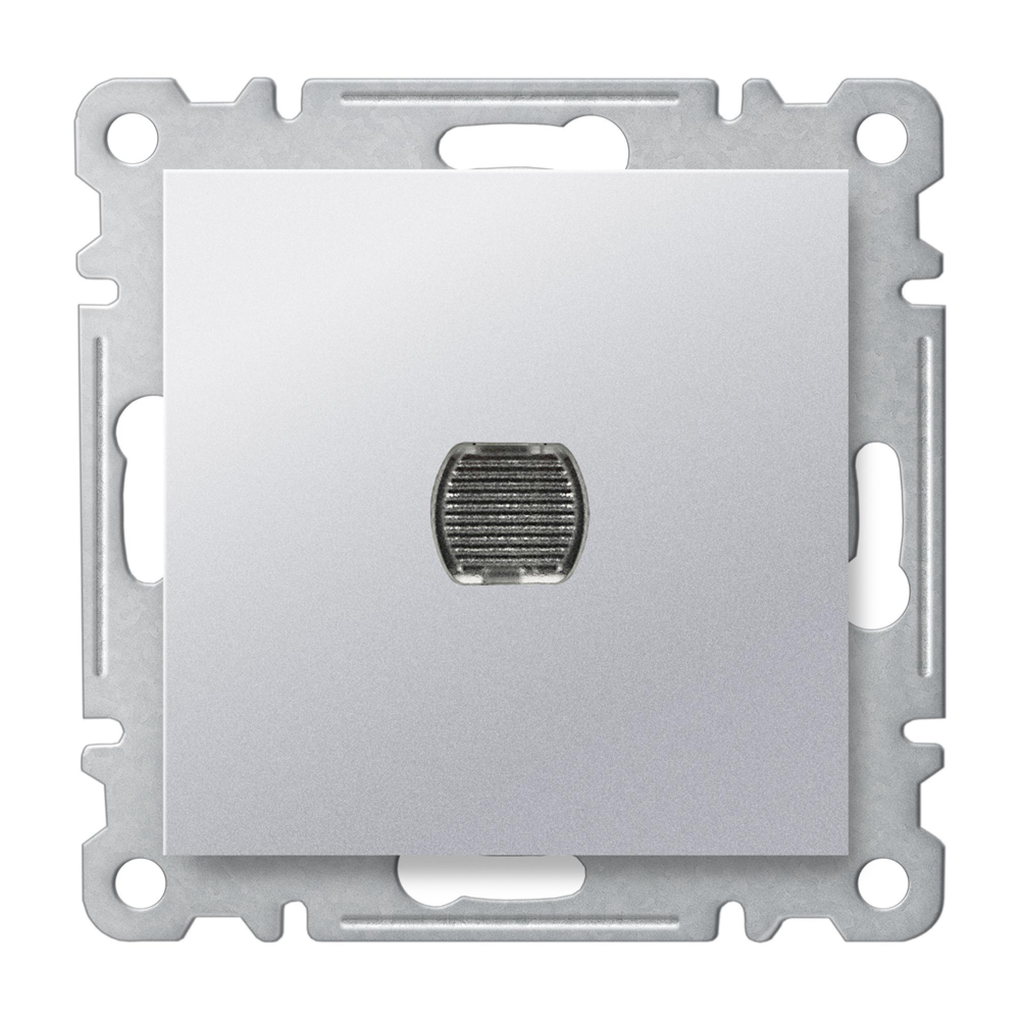 FUNK DIMMER ( Einsatz + Deckel ) KAREA Met. Silber