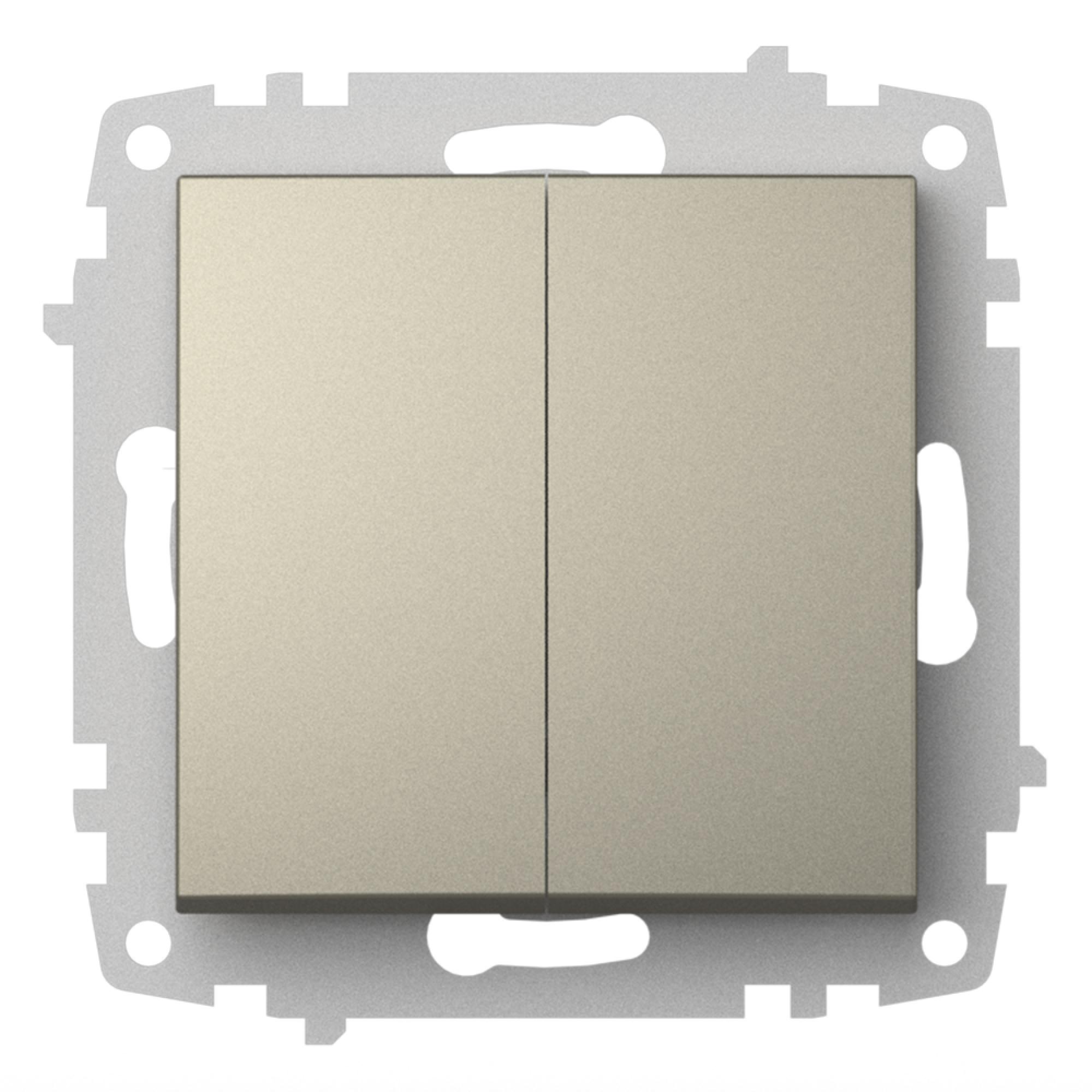 SERIENSCHALTER (Einsatz + Wippe) ZENA Titanium