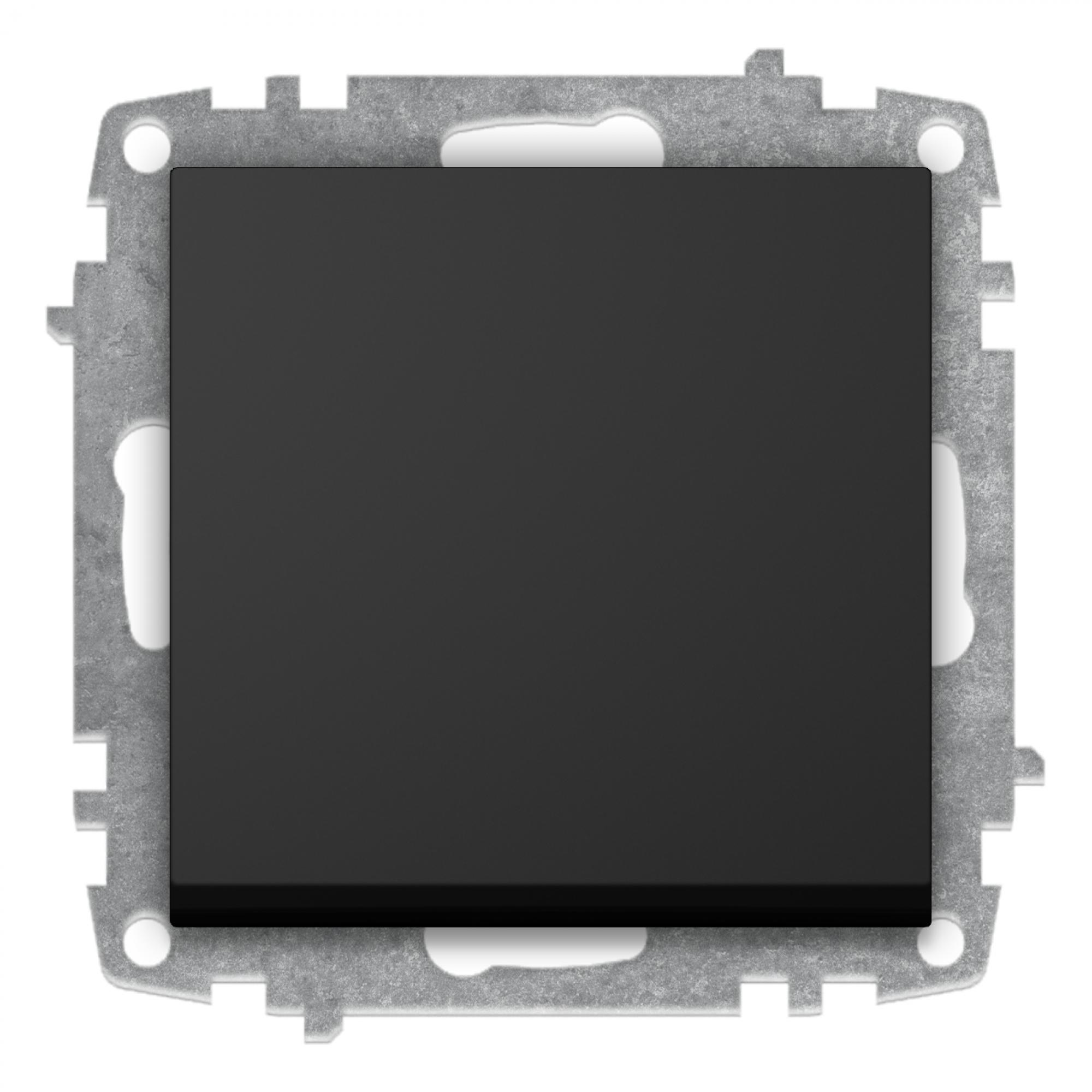 EIN und AUSSCHALTER (Einsatz + Wippe) ZENA Vantablack