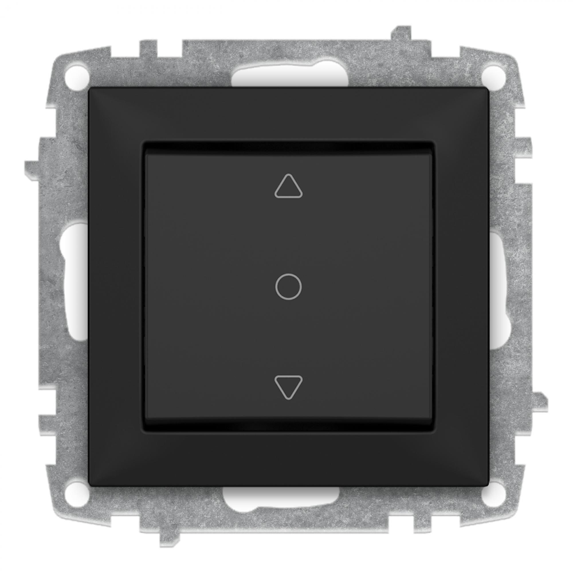 JALOUSIE WIPPSCHALTER (Einsatz + Wippe) ZENA Vantablack