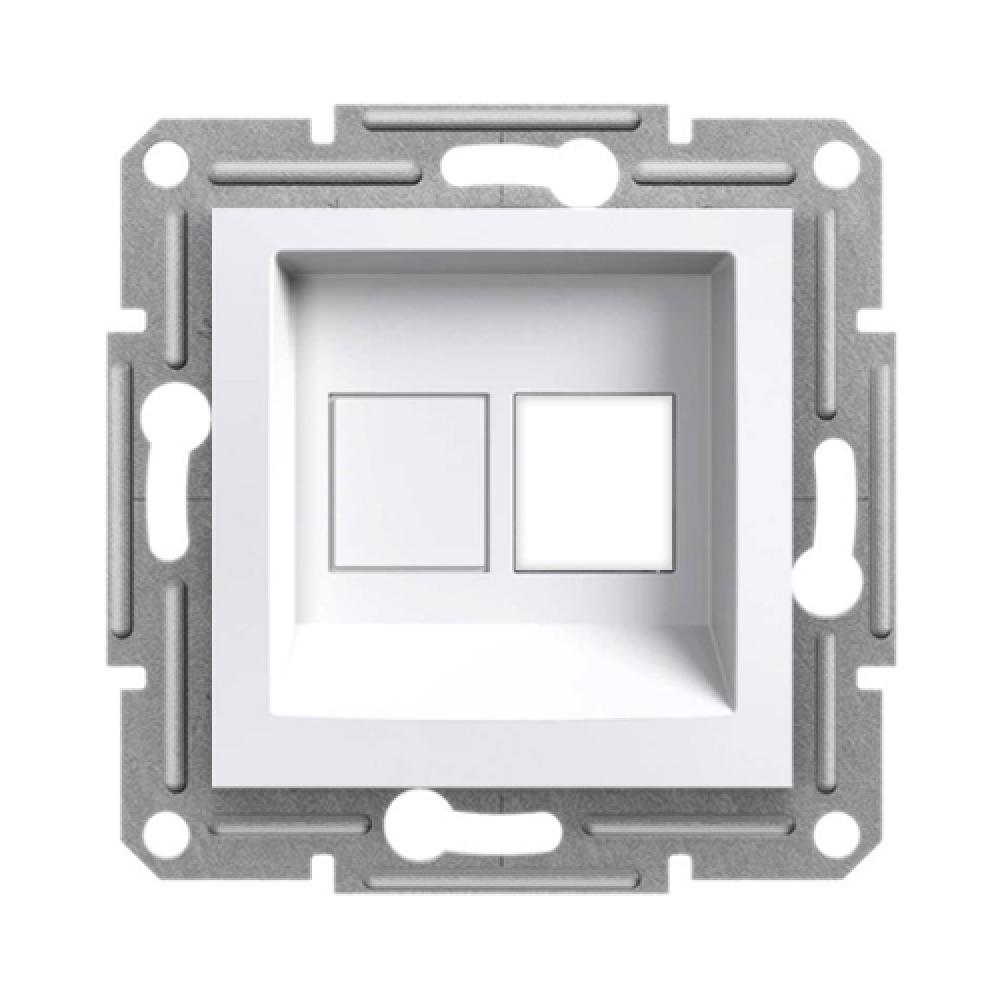 1 FACH DATENDOSE LEER OHNE RAHMEN ASFORA WEISS