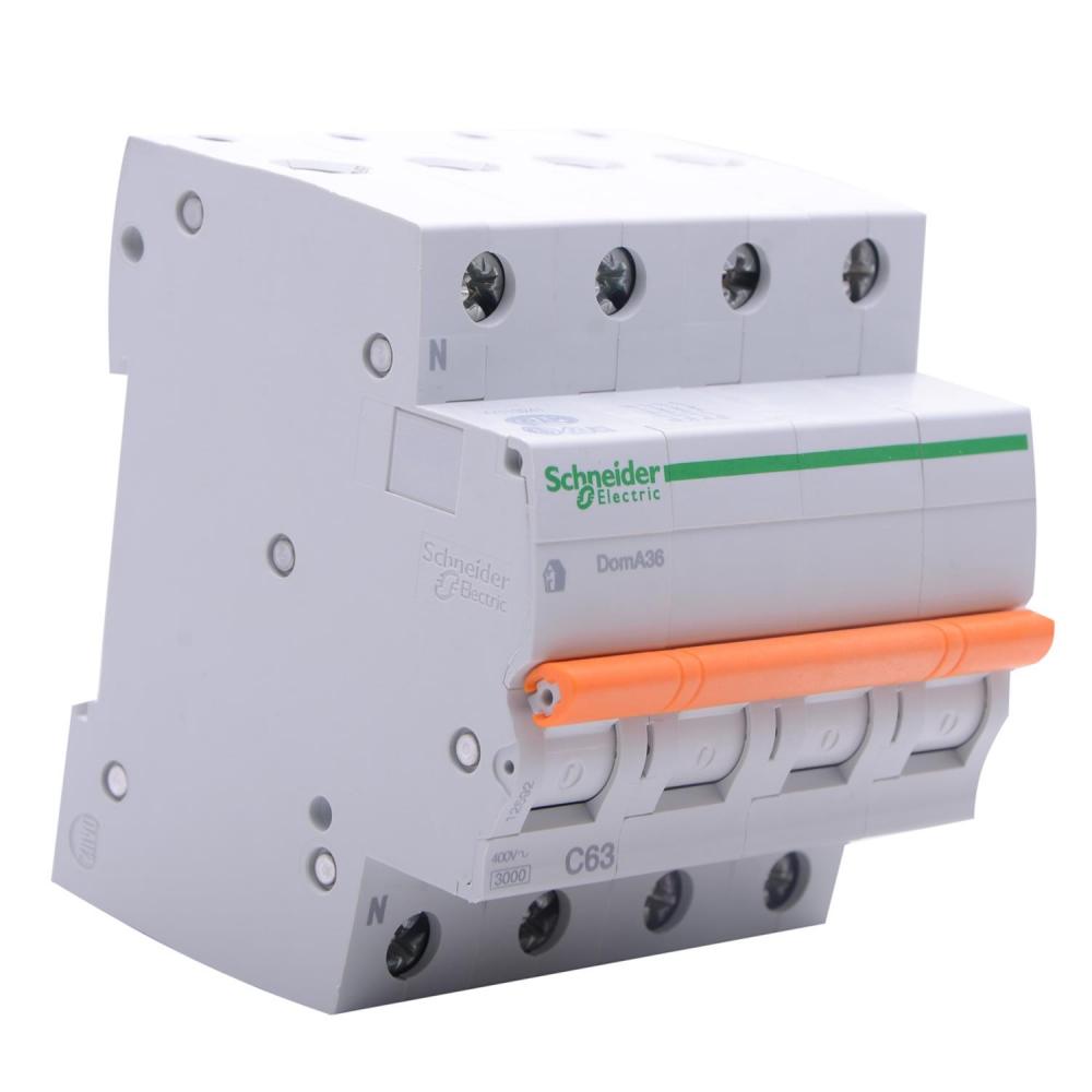 Domae Sicherungsautomat MCB 3kA 3P+N 63A C SCHNEIDER ELECTRIC