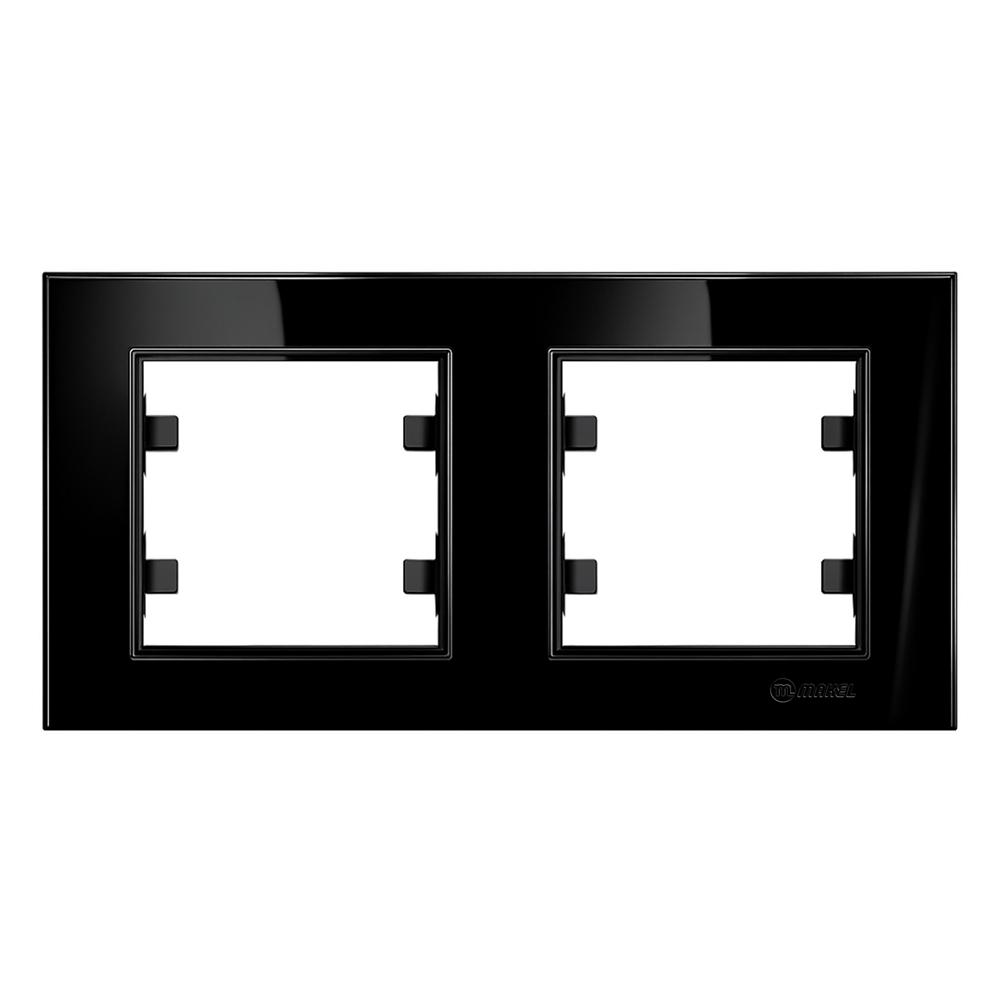 2 Fachrahmen Waagerecht ( Horizontal ) KAREA Schwarz