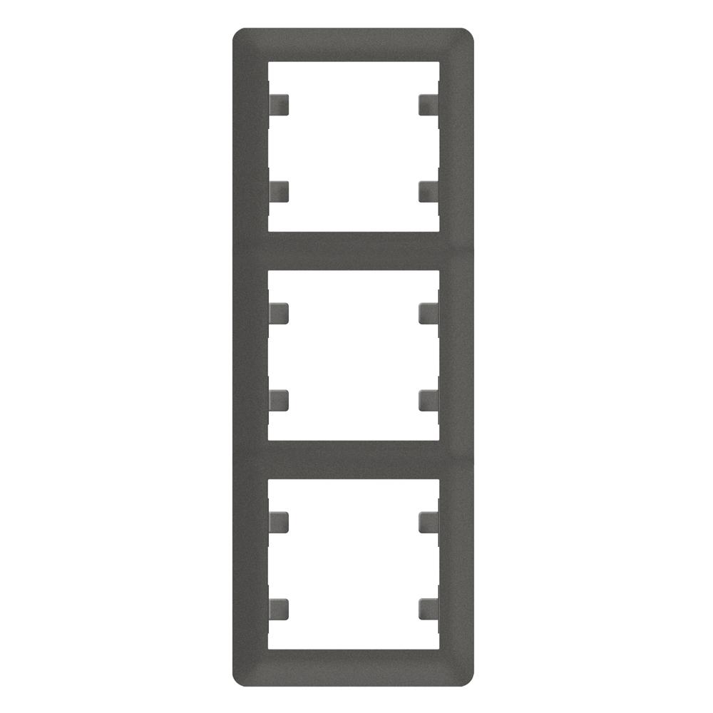 3 Fachrahmen Senkrecht ( Vertikal ) LUNIS Anthrazit