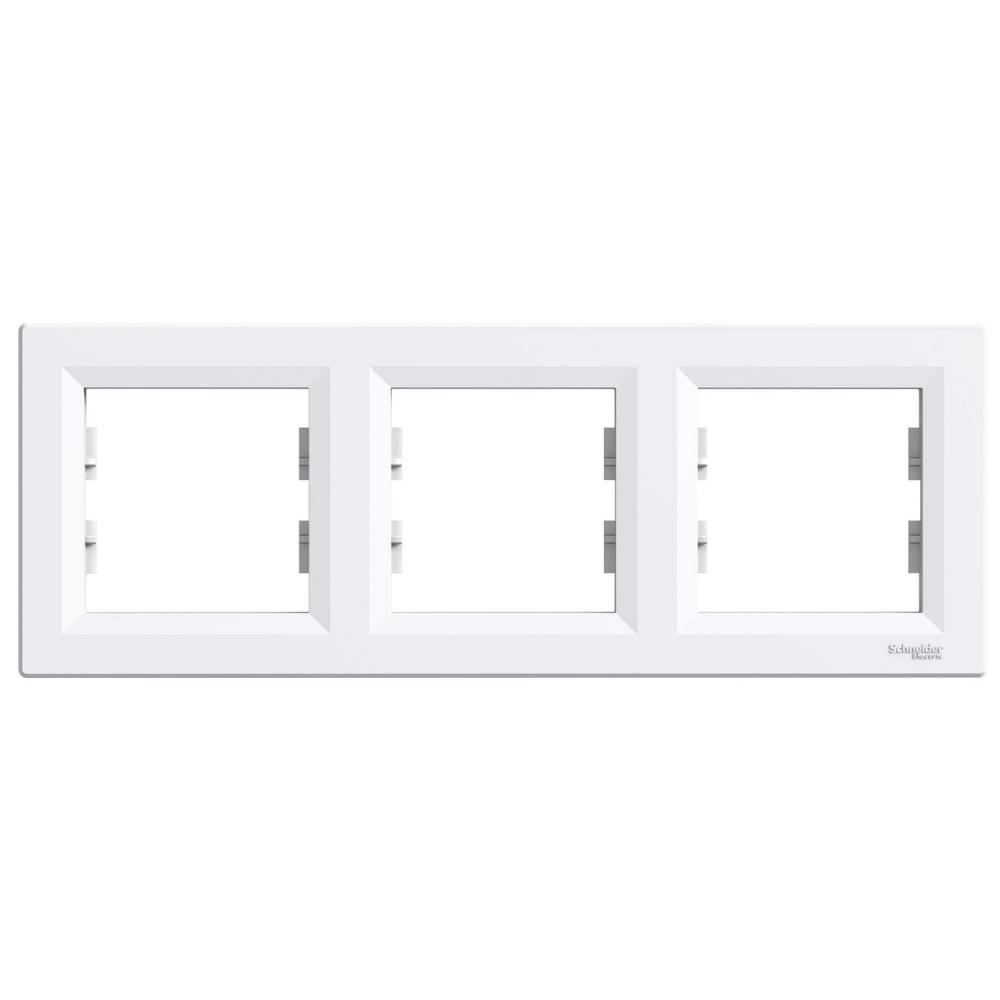 3 FACHRAHMEN WAAGERECHT ASFORA WEISS