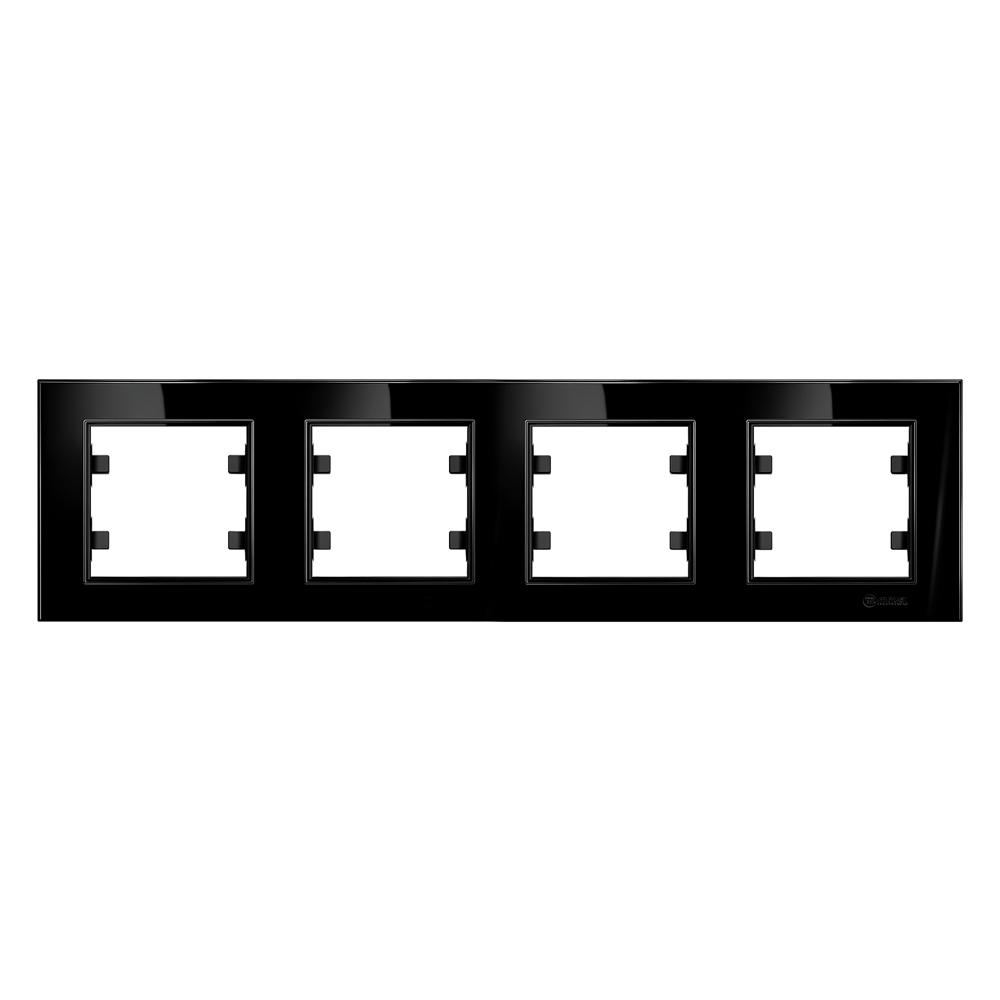 4 Fachrahmen Waagerecht ( Horizontal ) KAREA Schwarz