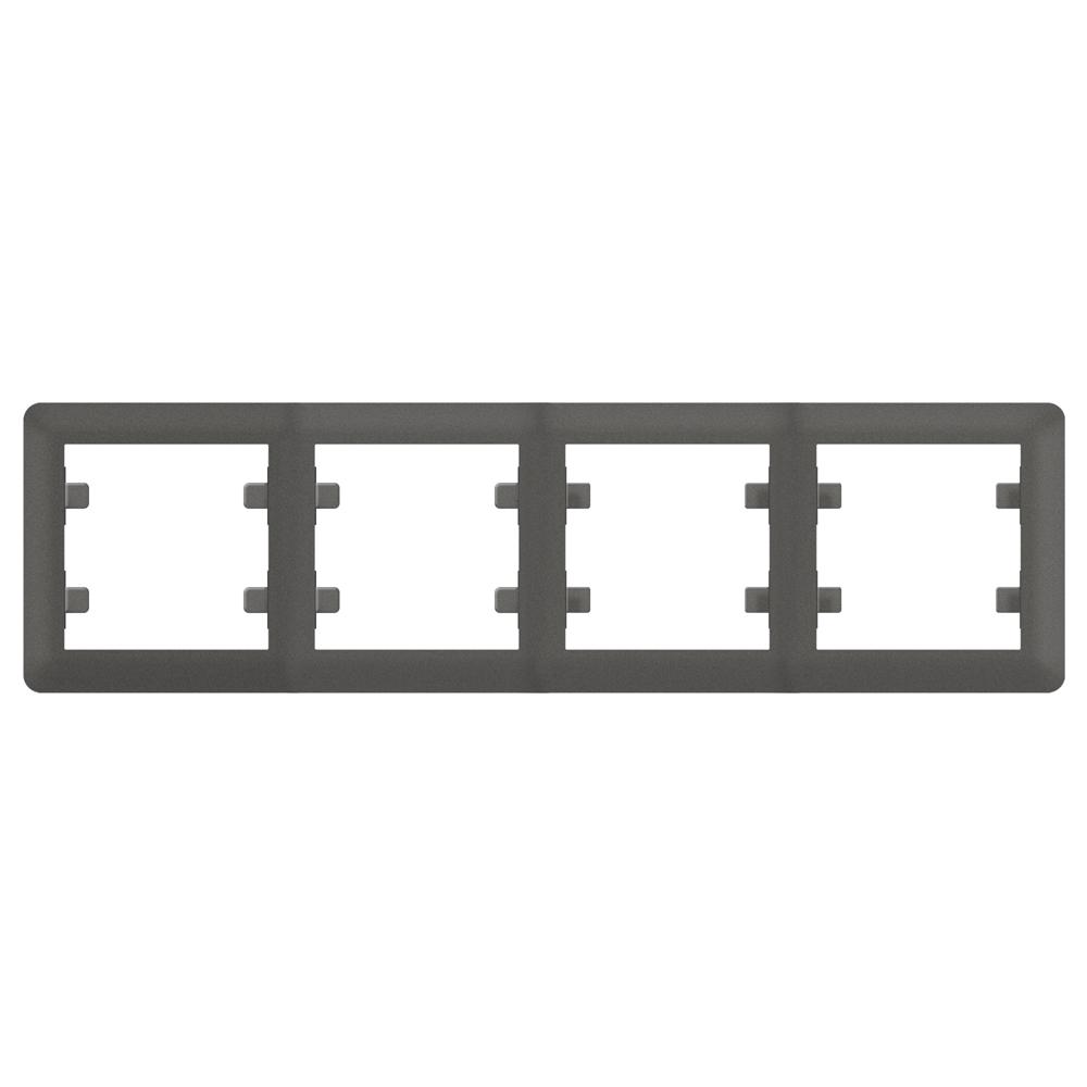 4 Fachrahmen Waagerecht ( Horizontal ) LUNIS Anthrazit