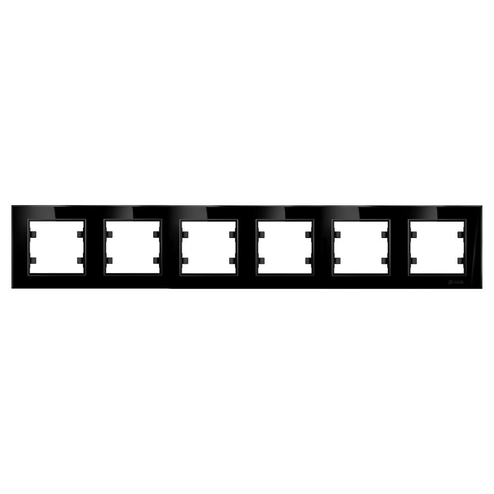 6 Fachrahmen Waagerecht ( Horizontal ) KAREA Schwarz