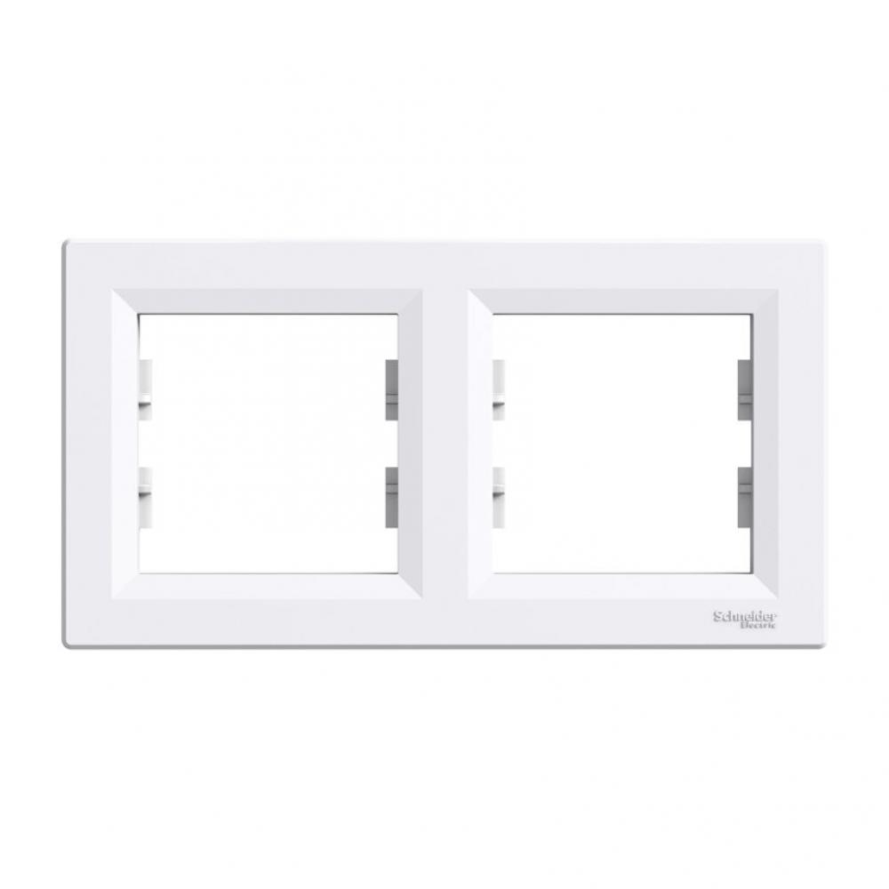 2 FACHRAHMEN WAAGERECHT ASFORA WEISS