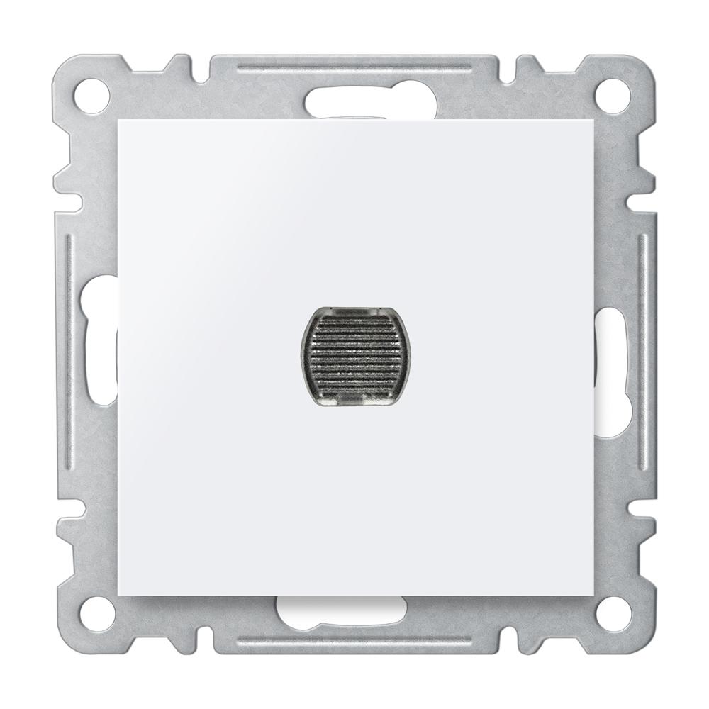 FUNK DIMMER ( Einsatz + Deckel ) LUNIS Alpinweiss