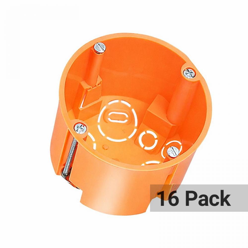 16er Pack Hohlwanddose Durchmesser 68mm Tiefe 50mm Halogenfree