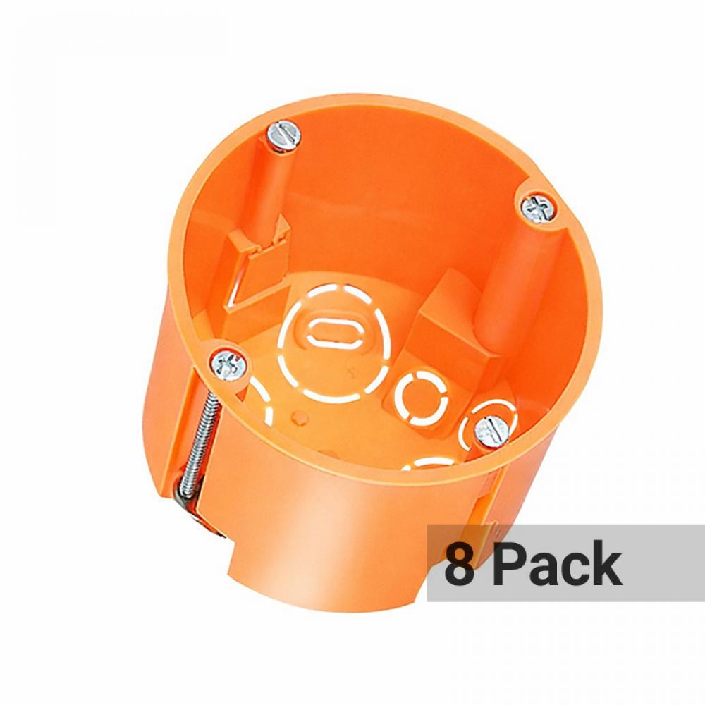 8er Pack Hohlwanddose Durchmesser 68mm Tiefe 50mm Halogenfree