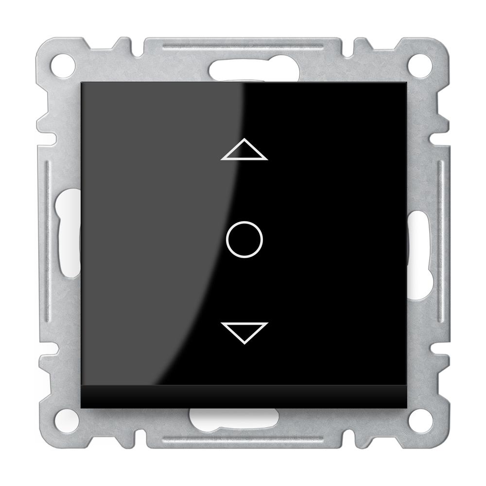 JALOUSIESCHALTER ( Einsatz + Wippe ) LUNIS Schwarz