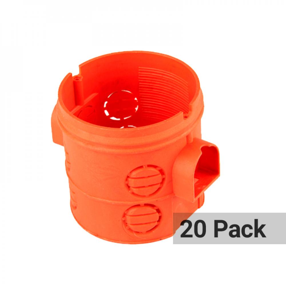 Unterputz Schalterdose Ø 60x62mm tief Gerätedose UP 20 Stück