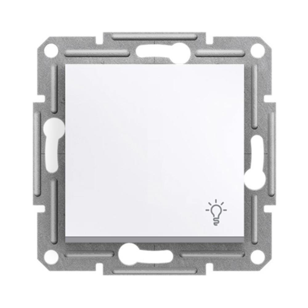 TASTER MIT SYMBOL OHNE RAHMEN ASFORA WEISS