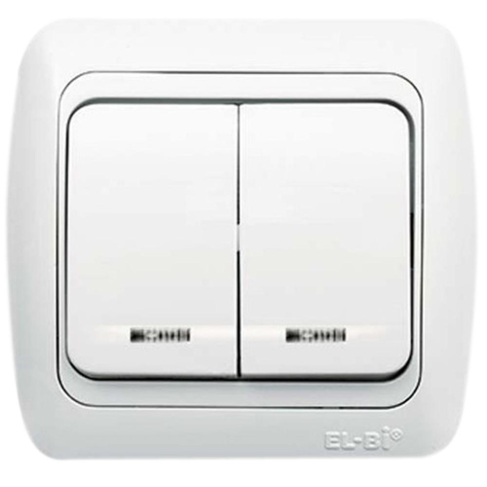 SERIENSCHALTER MIT LED TUNA WEISS