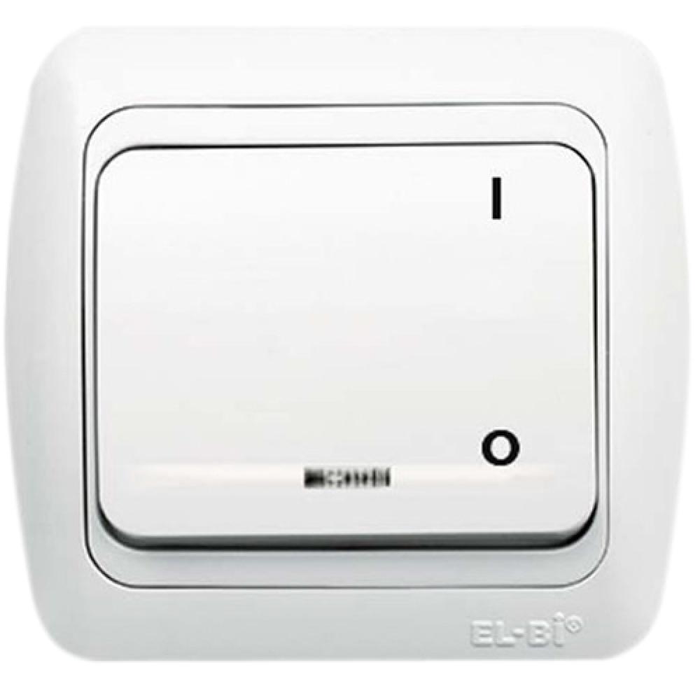 2 POLIGE SCHALTER MIT LED KOMPLETT TUNA WEISS