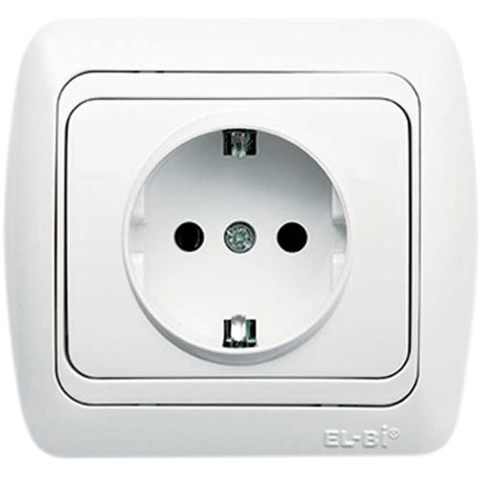 STECKDOSE KOMPLETT MIT RAHMEN TUNA ALPINWEISS