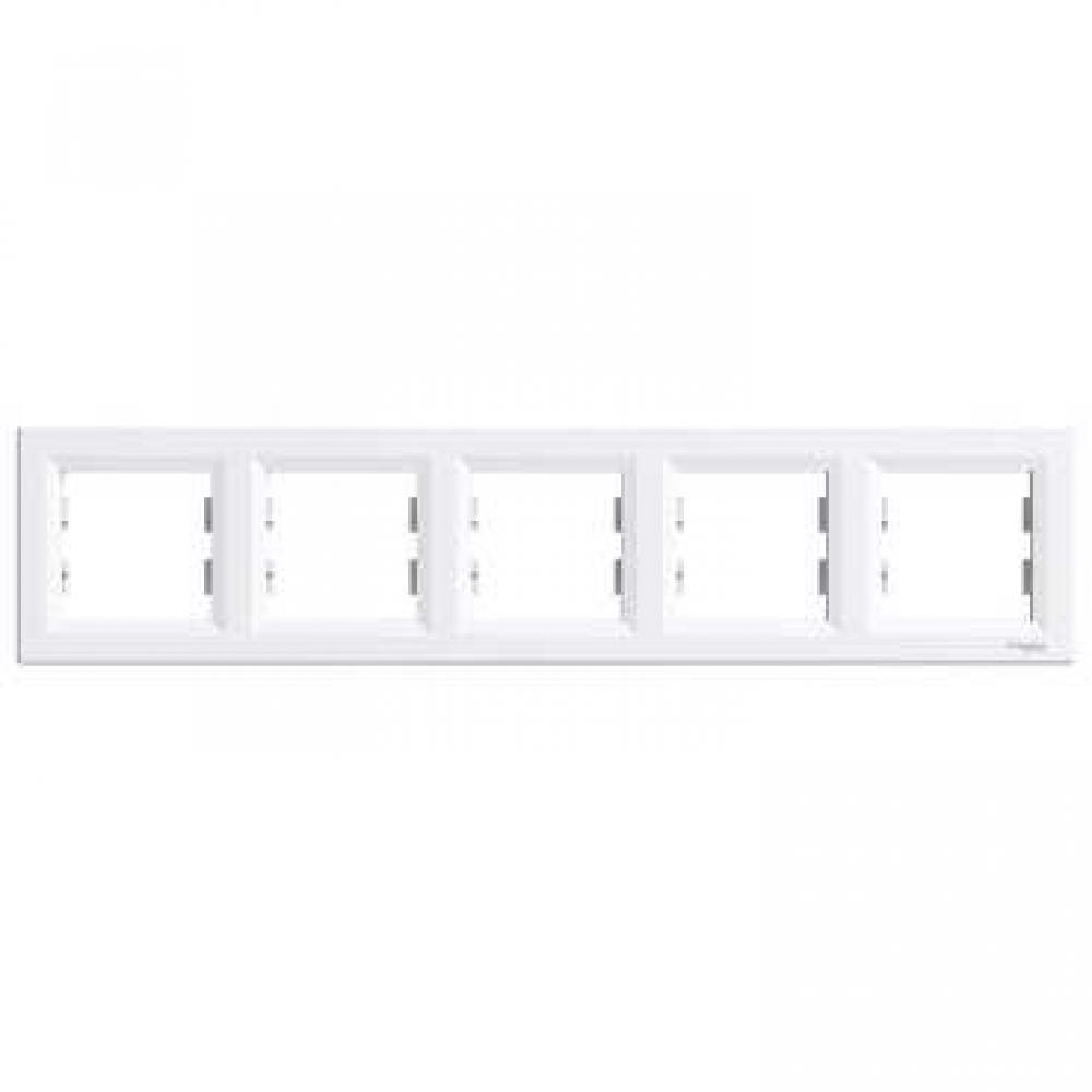 5 FACHRAHMEN WAAGERECHT ASFORA WEISS