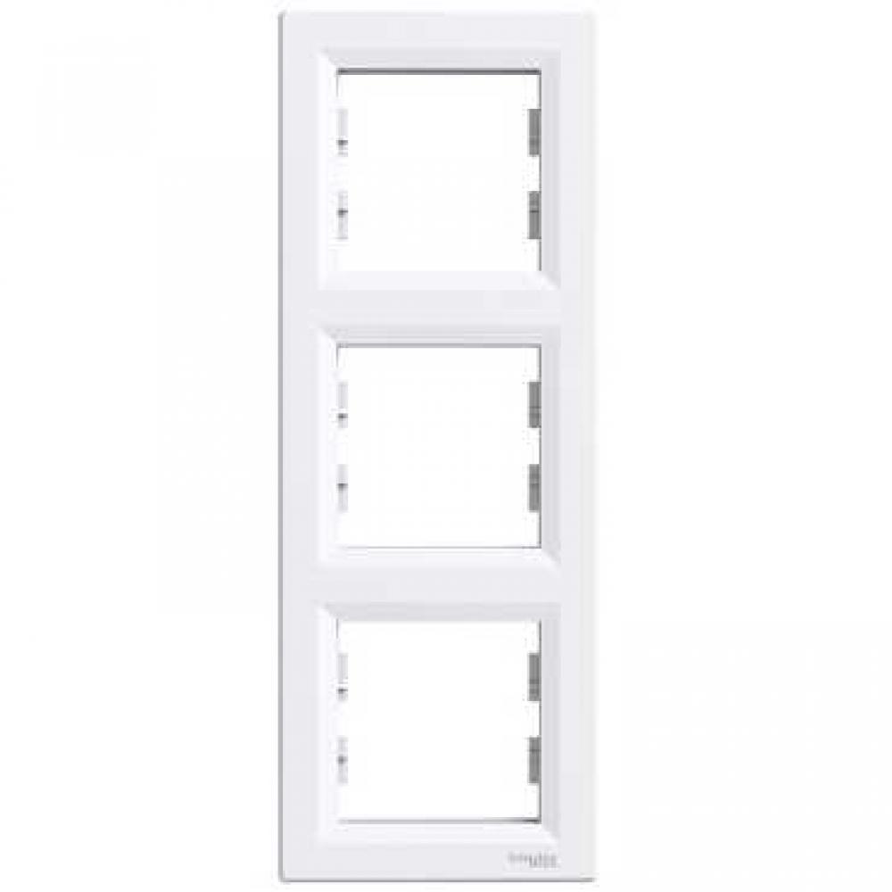 3 FACHRAHMEN SENKRECHT ASFORA WEISS