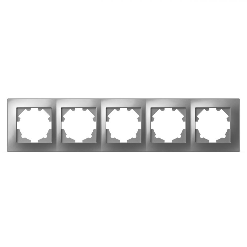 5 Fachrahmen VEGA Met. Silber