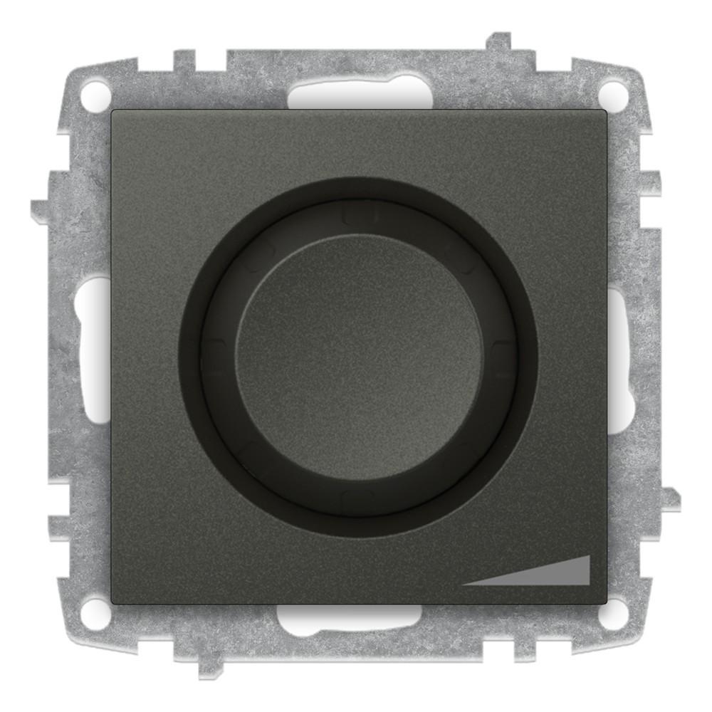 DREHDIMMER 800 WATT (Einsatz + Drehscheibe) ZENA Anthrazit