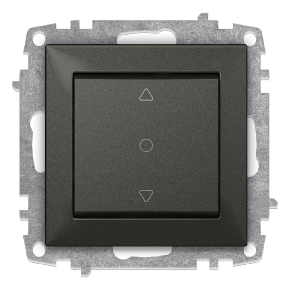 JALOUSIE WIPPSCHALTER (Einsatz + Wippe) ZENA Anthrazit