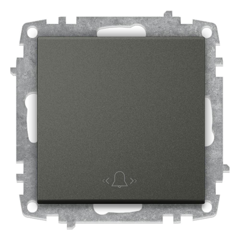 KLINGELTASTER (Einsatz + Wippe) ZENA Anthrazit