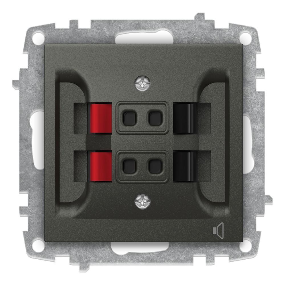 LAUTSPRECHERDOSE (Einsatz + Deckel) ZENA Anthrazit