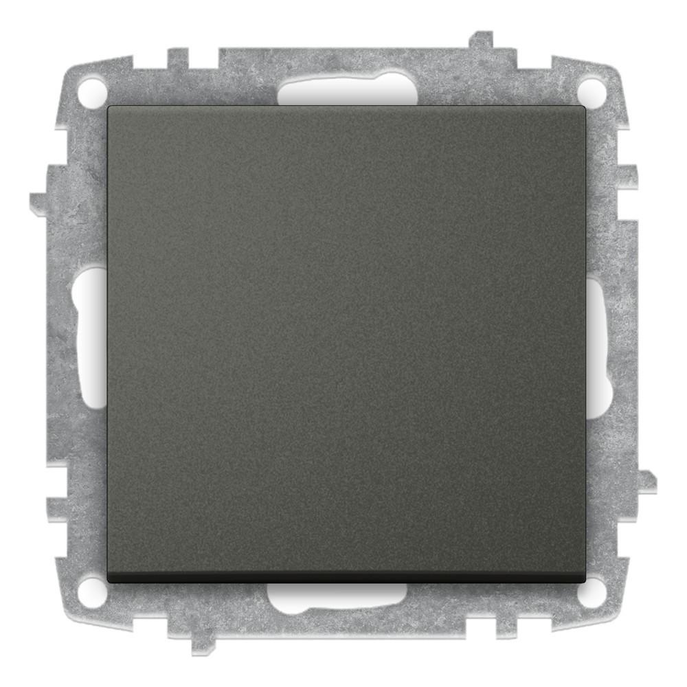 WECHSELSCHALTER ( Einsatz + Wippe ) ZENA Anthrazit