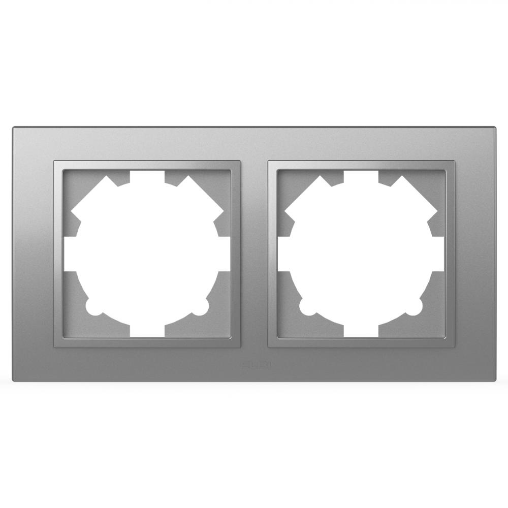 2 Fachrahmen ZENA Met. Silber