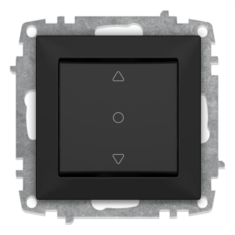 JALOUSIE WIPPSCHALTER (Einsatz + Wippe) ZENA Vantablack